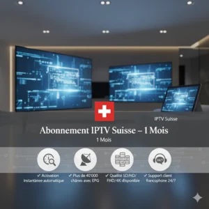 IPTV Swisse 1 mois product image