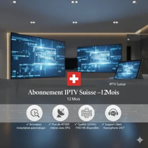 IPTV Swisse 12 mois product image