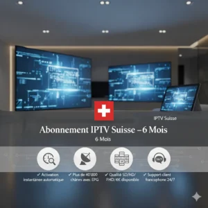 IPTV Swisse 6 mois product image